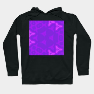 Kaleidoscope of Crystal Lines Of Purples and Blue Hoodie